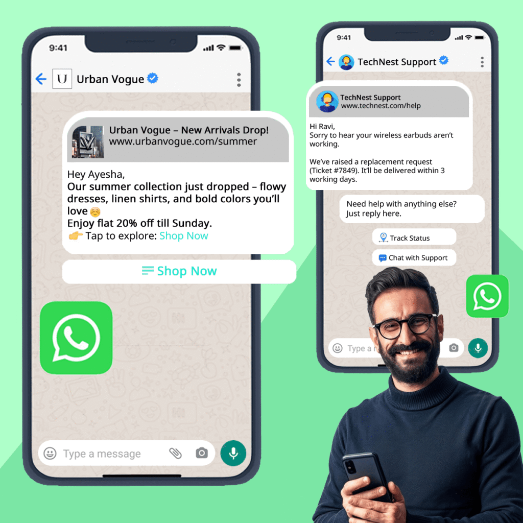 Business Messaging on WhatsApp | Personalized & Scalable - nexG Platforms